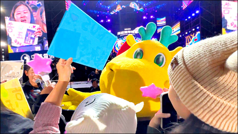 台壽吉祥物》台灣阿龍跨年見面會 嗨翻港都