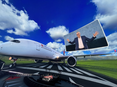 CES直擊》達美航空百年演說前進Sphere 宣布結盟Uber