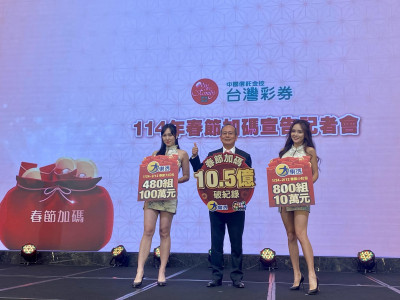 這2家彩券行各開4注加碼獎項  春節大紅包還剩278組