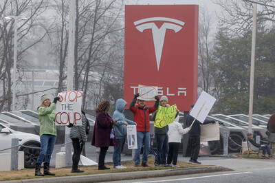 馬斯克「從政」未滿月 特斯拉跌幅逾16％