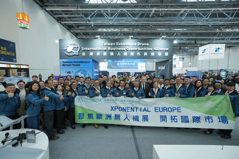 全球最大無人機展  台灣館首度於德國開幕