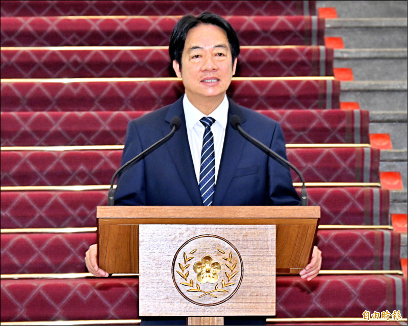 賴：設主權基金 打造國家級投資平台