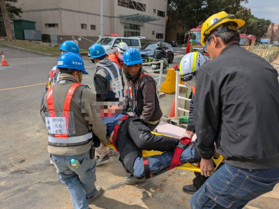 竹科工地發生鷹架倒塌意外 3名工人高處墜落受傷