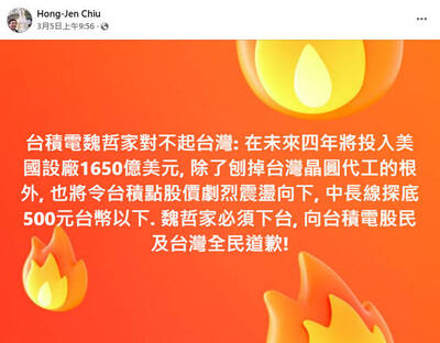 昔唱衰台積電跌破500要求魏哲家道歉下台 台大副教授疑悄悄刪文