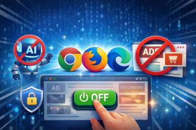受夠了瀏覽器滿滿AI與推薦廣告？這款免費開源工具幫你關掉