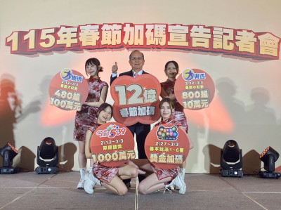 初五迎財神！大樂透頭獎1注獨得1億  獎落這個縣市