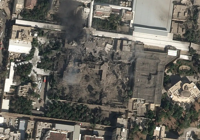 哈米尼死了 伊朗最高領導人住所驚悚照片曝光