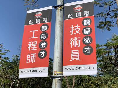 台積電加碼招募外派技術員 多益成績至少660分、年薪估上百萬元