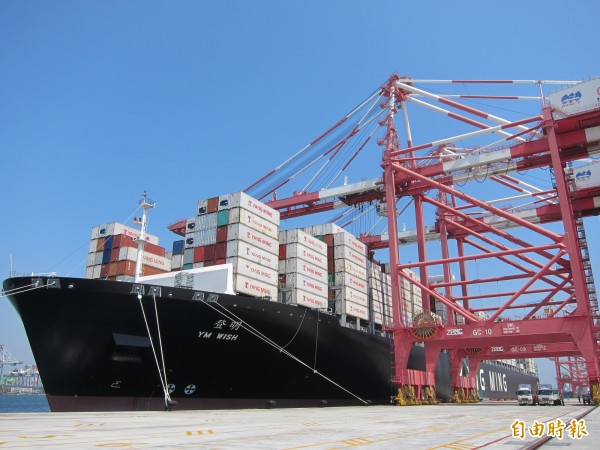 陽明4662TEU新船交船 投入遠東至巴基斯坦航線