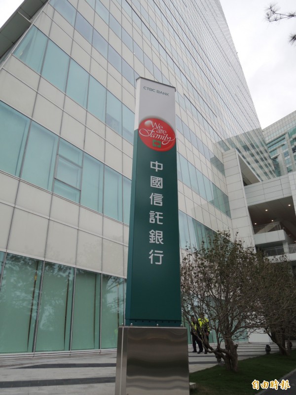 中信金1月自結 稅前盈餘大減近25%