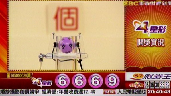 威力彩、今彩539開獎囉!
