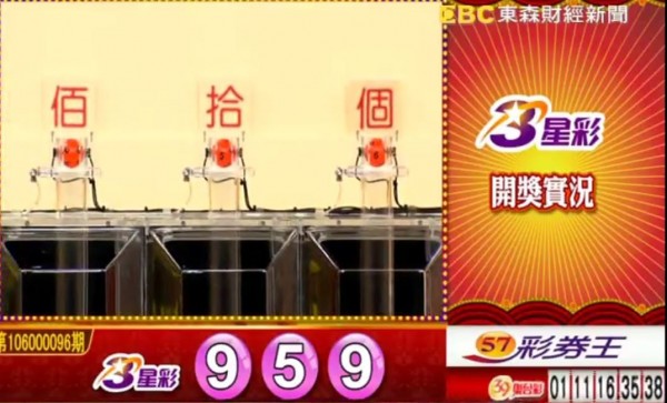 大福彩、今彩539 開獎囉!