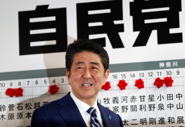 安倍大勝 預期帶動日股走高、日圓走低