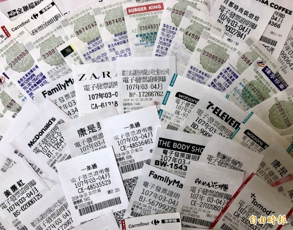 3-4月統一發票 開出15張千萬特獎得主