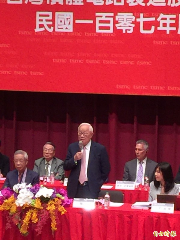張忠謀:5年後 台積電最大市場還是美國