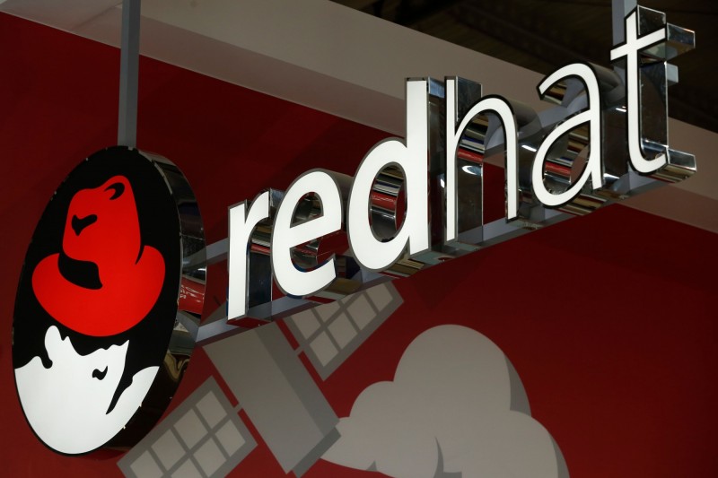 Red Hat為開源軟體商，販售Linux套件並提供技術服務。（資料照，法新社）