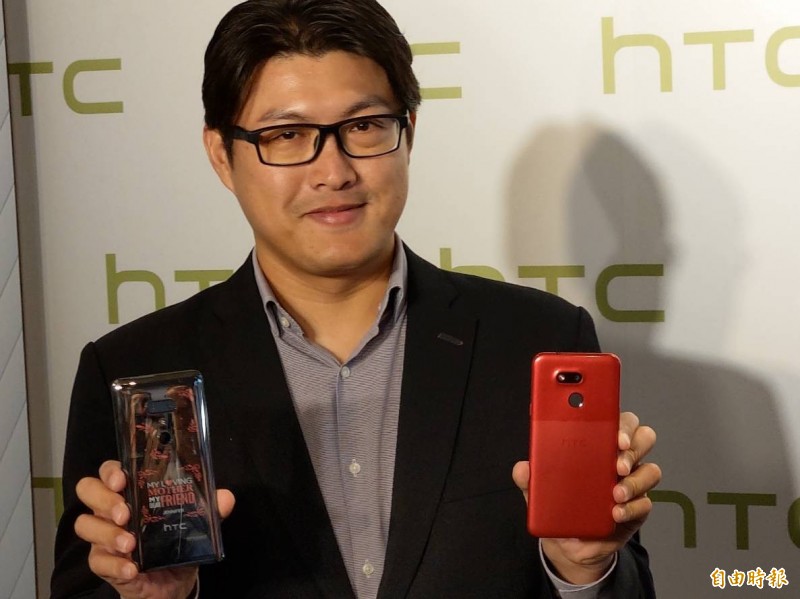 HTC台灣區總經理陳柏諭。（記者王憶紅攝）