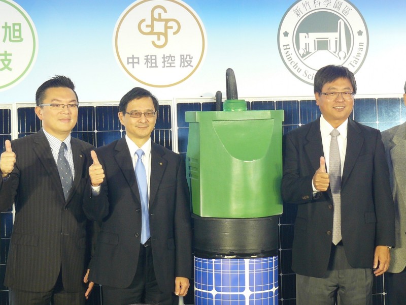 竹科與中租打造北部最大公有停車場型太陽能電廠今啟用（記者洪友芳攝）