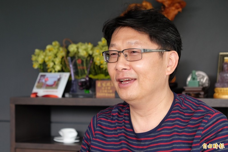 亞昕建設董事長姚連地。（記者胡志愷攝）