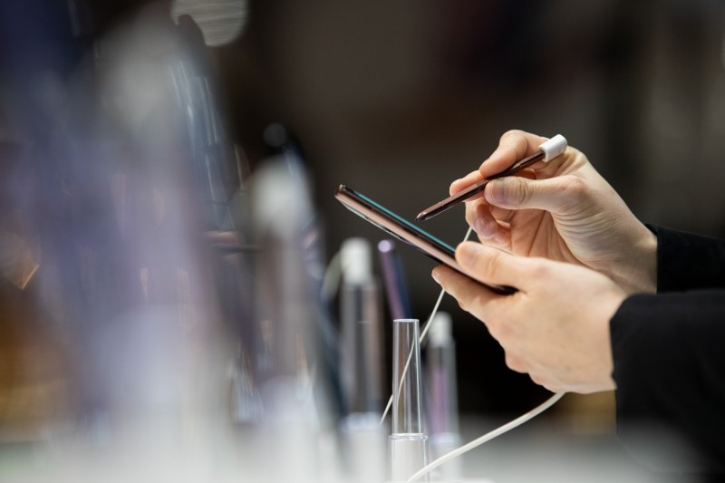 近6成南韓人使用行動支付服務。（示意圖，彭博資料照）