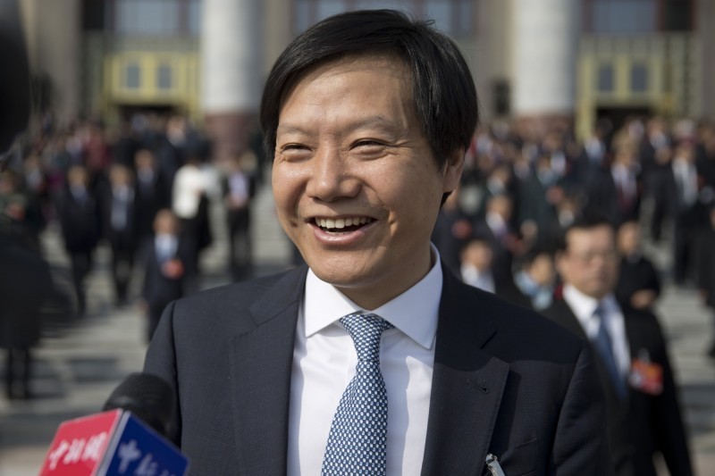 中國手機品牌小米集團董事長雷軍。(美聯社)
