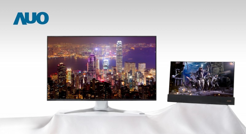 友達系列Mini LED背光顯示面板，涵蓋電競、VR、專業應用等領域（友達提供）