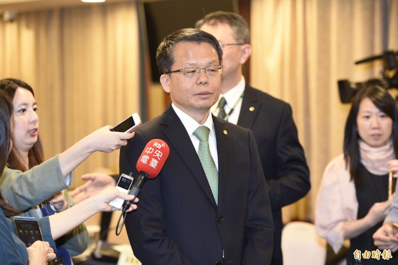 長榮航空總經理孫嘉明（記者叢昌瑾攝）