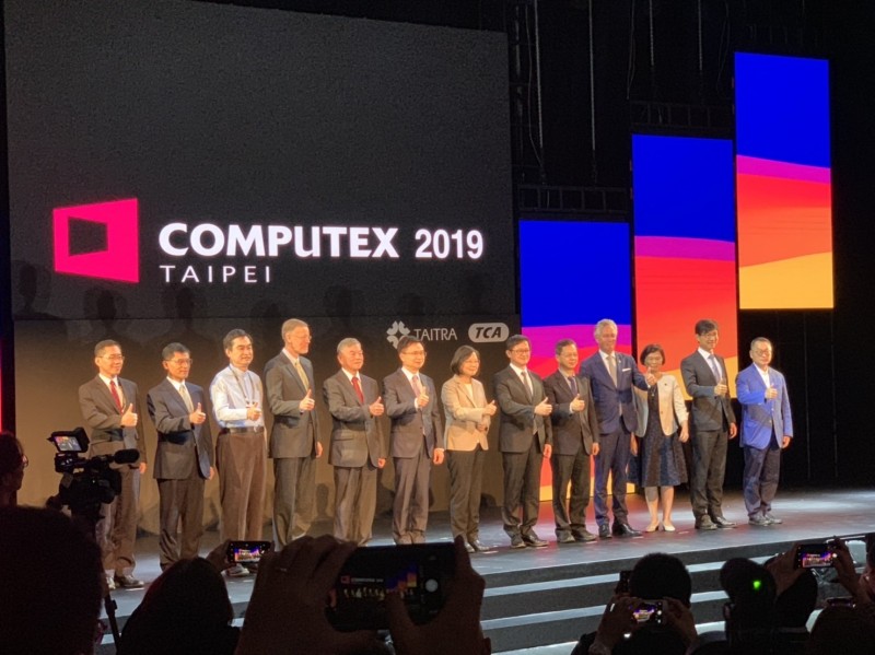 台北國際電腦展(COMPUTEX 2019)今開幕。(記者林菁樺攝)