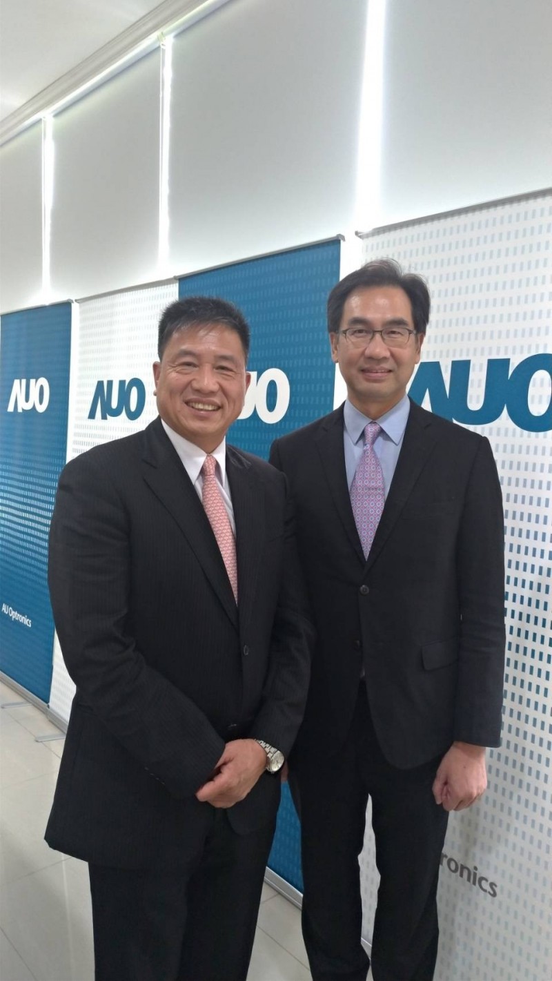 友達彭双浪:積極考慮在台灣擴充模組產能(記者陳梅英攝)