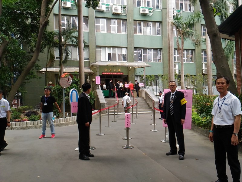 大同股東常會，媒體進了大門就不能拍照，圖為去年1樓場外情形（資料照，記者李靚慧攝）