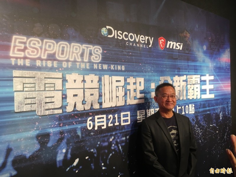 微星（2377）總經理江勝昌。（記者陳柔蓁攝）