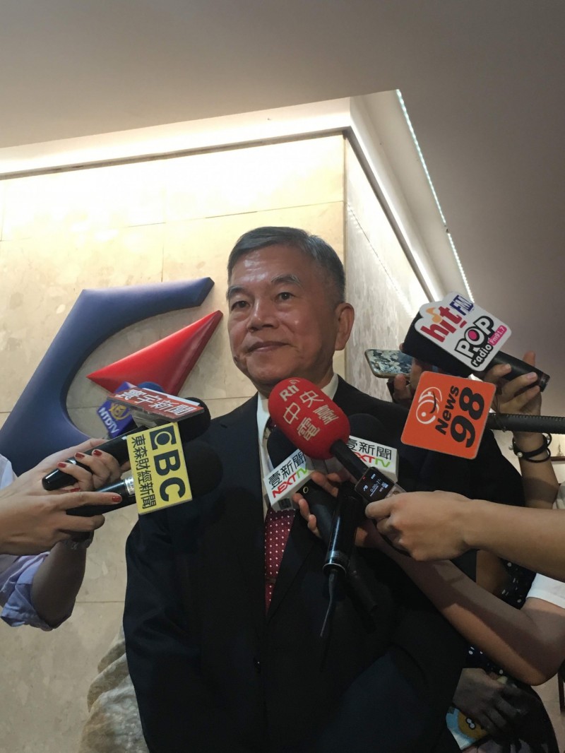 經濟部長沈榮津（記者黃佩君攝）