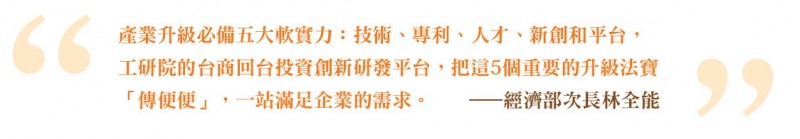 產業升級必備五大軟實力。（圖片由工研院提供）