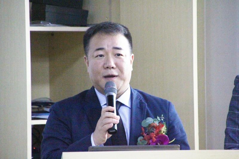 韓國G.CLO公司執行長Jay Jaehun Jung。（記者林宜樟攝）