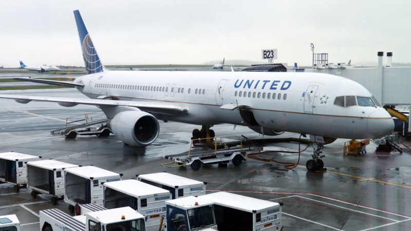 美國聯合航空(United Airlines)週二表示,因應武漢肺炎疫情,將於2月8日至2月20日暫停香港往返美國的航班。(法新社)