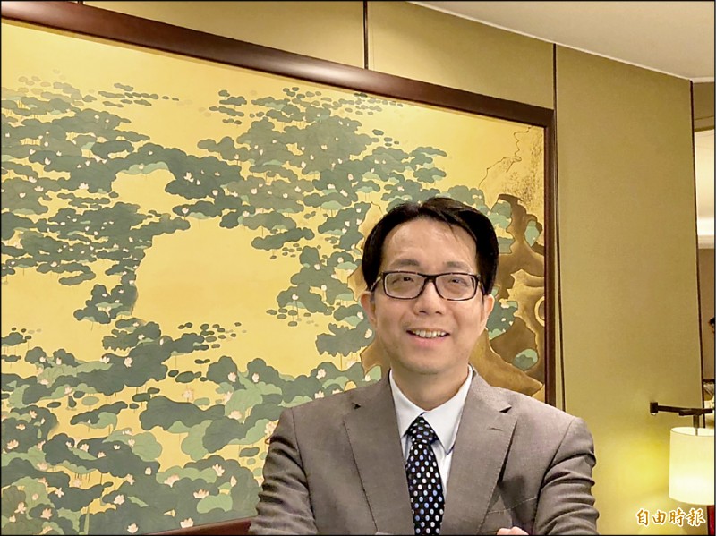 圓點總經理簡建興。（記者陳永吉攝）