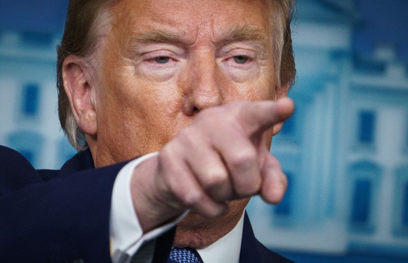 美國總統川普。（法新社）