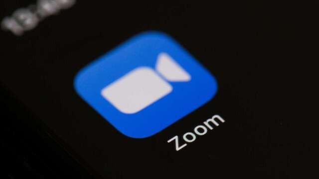 視訊軟體「Zoom」的使用需求飆升，第1季銷售額成長169%。（法新社）