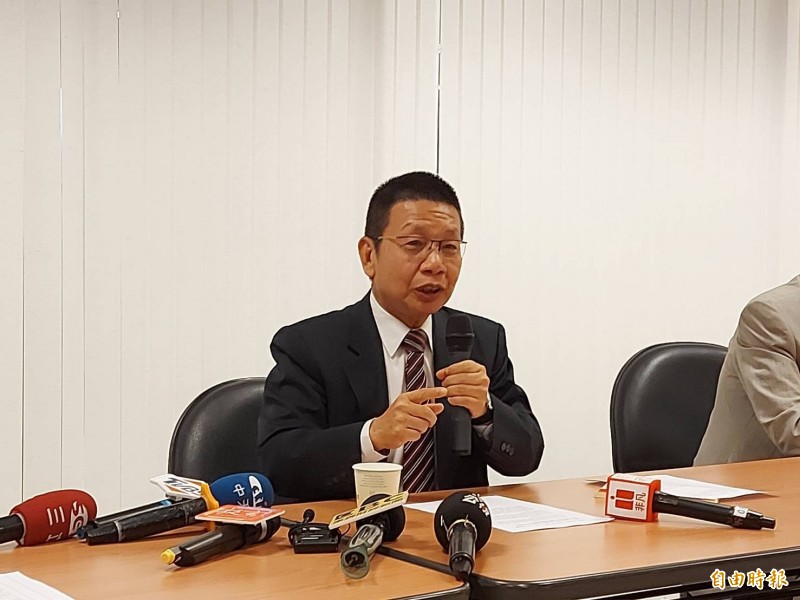 投保中心董事長邱欽庭。（記者陳永吉攝）