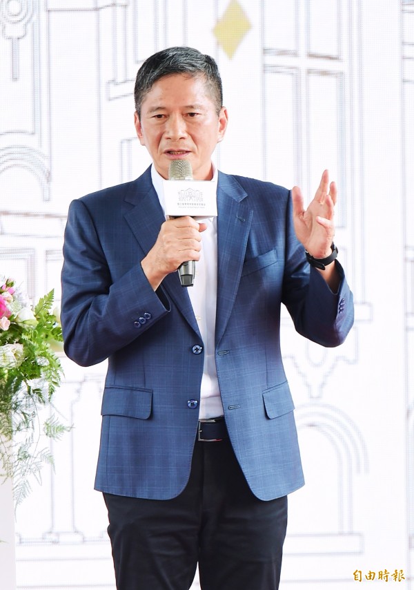 文化部長李永得出席國立台灣博物館鐵道部園區開幕典禮。（記者王文麟攝）