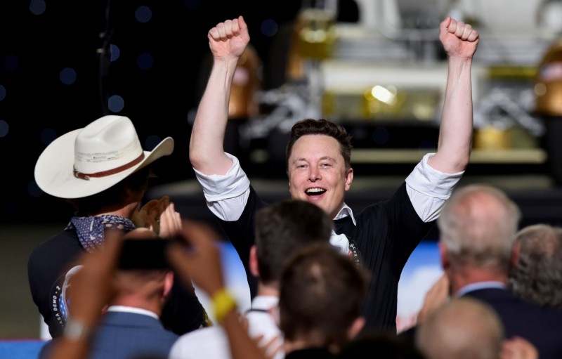 馬斯克(Elon Musk)的太空探索技術公司(SpaceX)正討論新1輪資金。(路透)