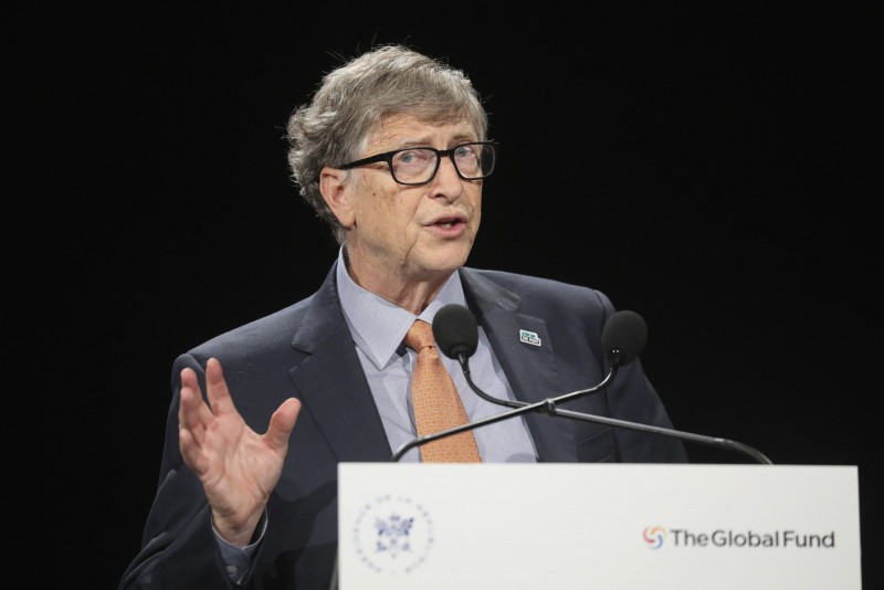 微軟創辦人比爾蓋茲(Bill Gates)呼籲馬斯克專注在自身事業,不要對疫情發表過多言論。(美聯社)