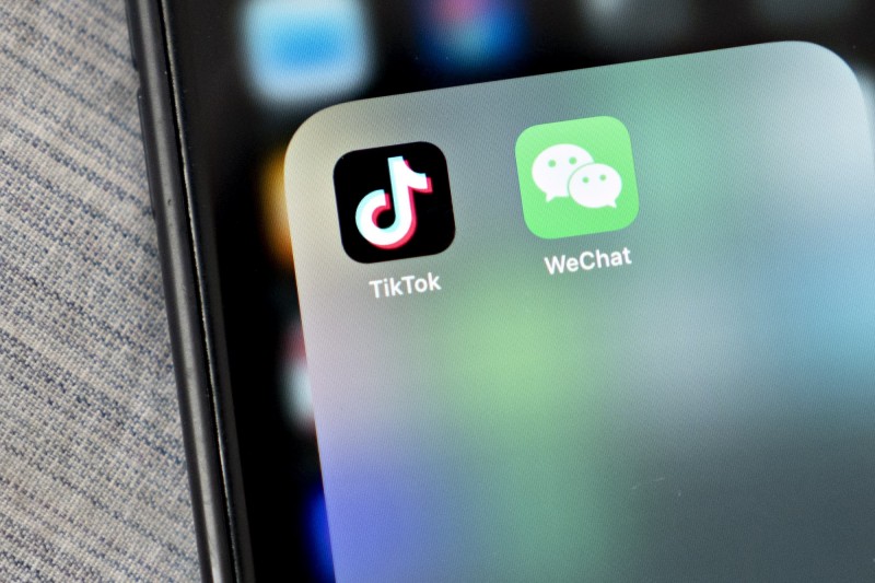 TikTok、微信禁令，將進一步分裂美中2大經濟體的網路世界。（彭博）