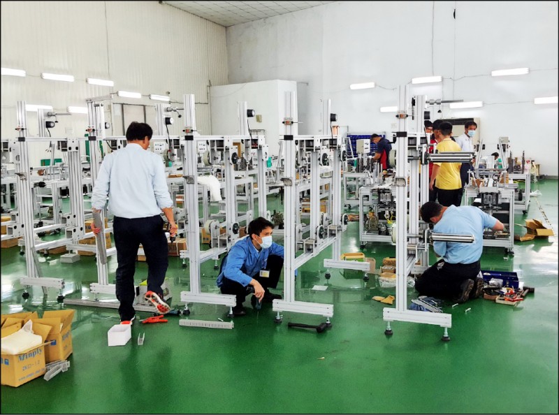 工具機產業示意圖。（台灣區工具機暨零組件工業同業公會提供）