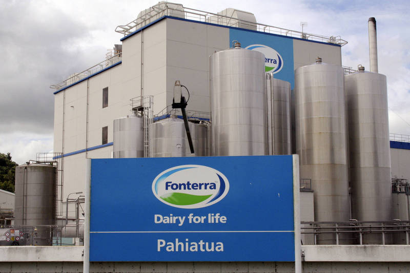 紐西蘭知名乳品大廠「恒天然(Fonterra)」。(示意圖,美聯社)