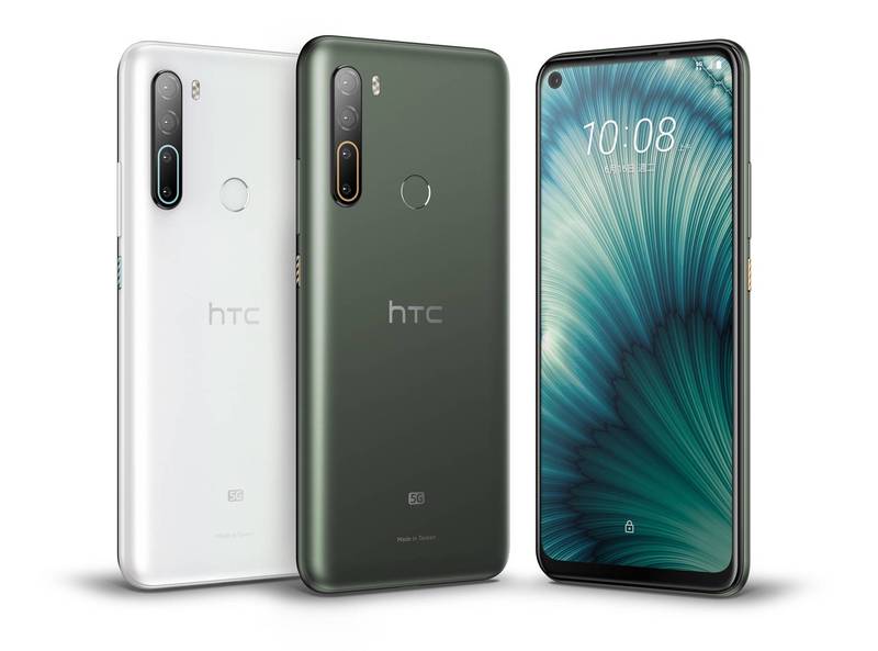 宏達電HTC(2498)9月營收8.17億元,月增88.87%,年減35.94%,創2019年10月以來新高,累計1至9月營業收入為42.06億元,年減48.71%。圖為宏達電HTC U20 5G手機。(宏達電提供)