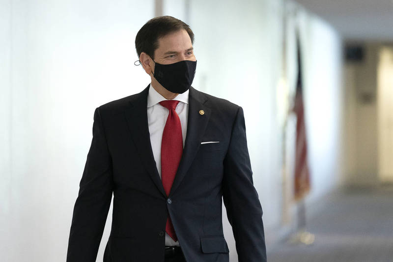 魯比歐(Marco Rubio)週五呼籲華府考慮延緩中國螞蟻集團的IPO計畫。(彭博)