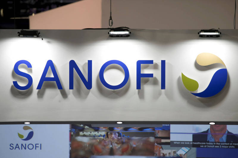 法國藥廠賽諾菲（Sanofi）。（示意圖，路透）