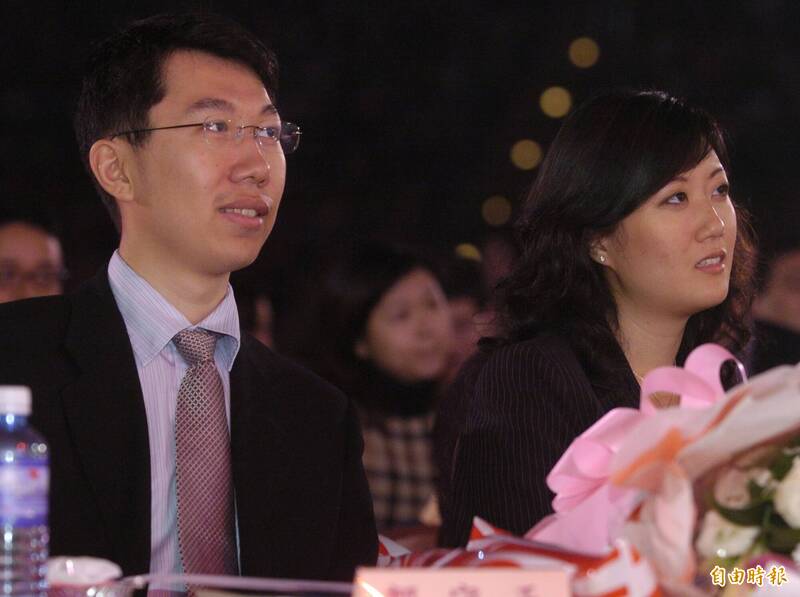 郭守正和黃子容夫婦。（資料照，記者陳奕全攝）