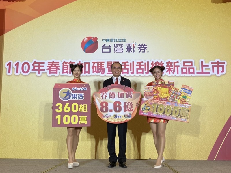 大樂透又開出  1億2注均分 獎落台中、台北